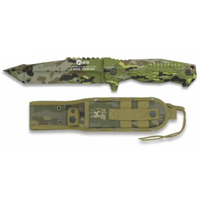 Cuchillo Táctico 32166 14cm con Funda - K25