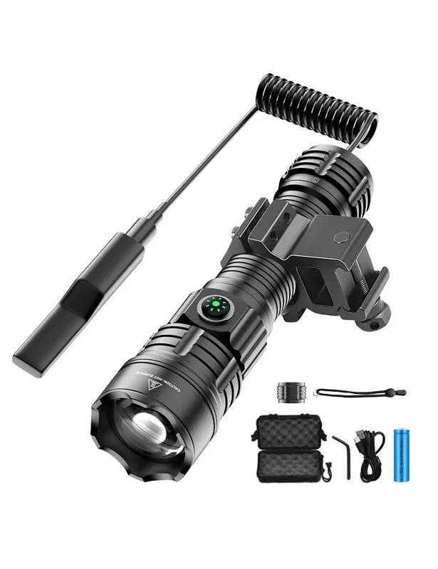JF030 Flashlight W/ Push Button