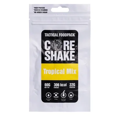 Batido de Proteinas en Polvo Core Shake Sabor Tropical (Vegetariano) - Tactical Foodpack