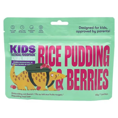 Comida Infantil Kids Desayuno Arroz con Leche y Frambuesa (Vegetariano) - Tactical Foodpack