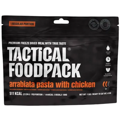 Comida Pasta Arrabbiata con Pollo - TACTICAL FOODPACK