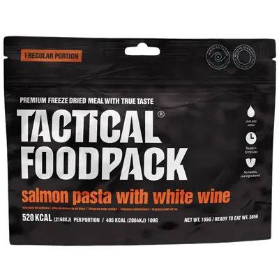 Comida Pasta con Salmon y Vino - TACTICAL FOODPACK