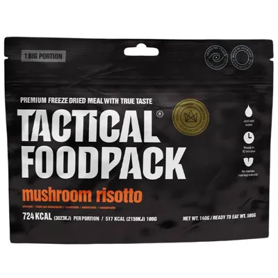Comida Racion Grande Risotto de Champiñones (Vegetariano) - Tactical Foodpack