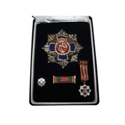Conjunto Medalla Dedicación Policial XXXV Años