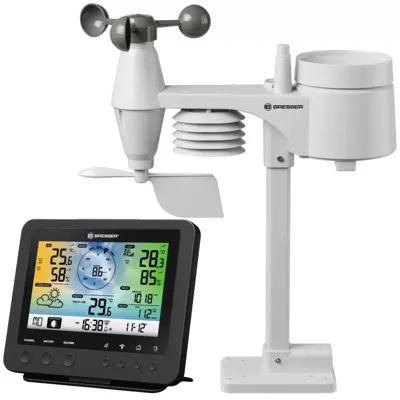 Centro Meteorológico Color 5-EN-1 Sensor-Profesional Wifi - Bresser