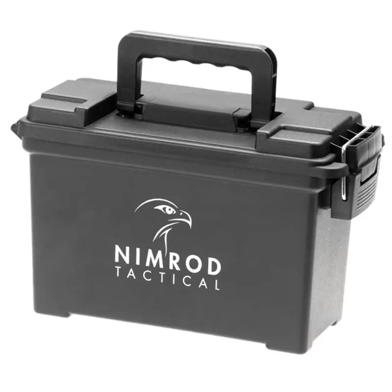Nimrod Caja Munición Ammo Box Medium 29 cm Polímero · Negro