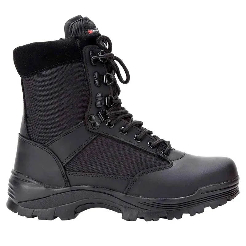 MilTec Tactical Boot Zipper · Negro