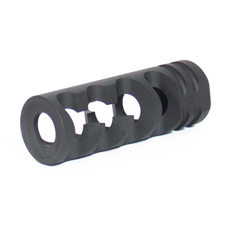 Evolution International Bocacha CNC Steel Fishbone Flash Hider · Negro