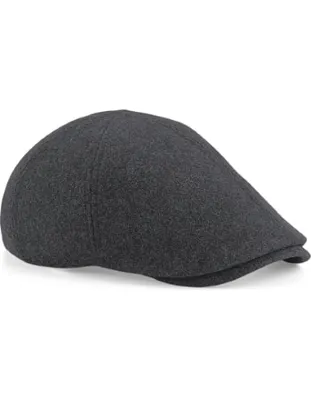 Schiebermütze Ivy Cap Melton Wool Charcoal