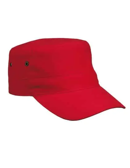 Military Cap · Rojo