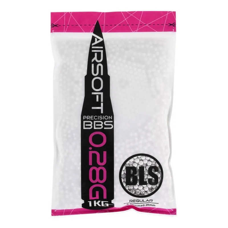 BLS (Taiwan) Bolas 0.28g Precision BBs 1kg · Blanco