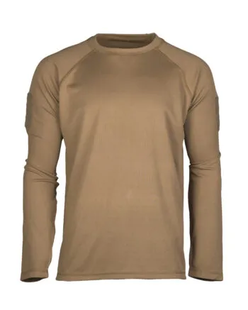 Tact. Langarmshirt Quick Dry · Coyote