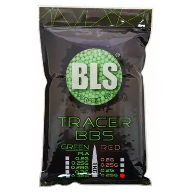 Bolas 0.25g Trazadoras Tracer BBs 1kg - BLS