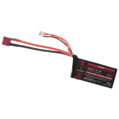 LIPO Stick Mini 1300mAh 7.4V 65C Graphene (T-Plug) - NIMROD