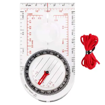 Brujula Scout Compass MK2 Transparente - HELIKON-TEX