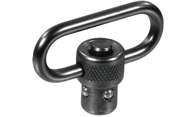 Standard Duty Push Button QD Sling Swivel, 1.25″ Loop