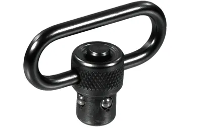 Standard Duty Push Button QD Sling Swivel, 1.38″ Loop