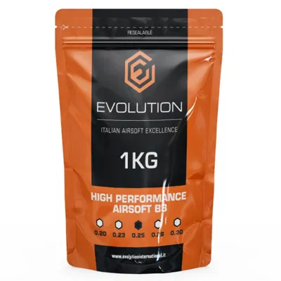 Bolas 0.25g High Performance BBs 1kg - Evolution