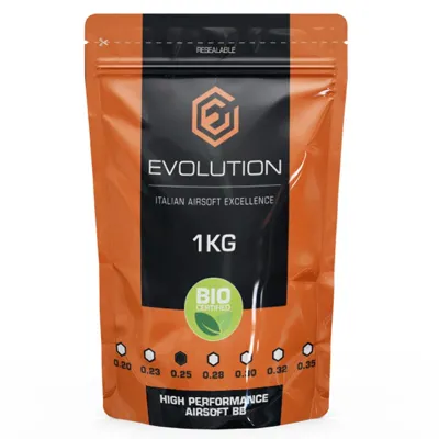 Bolas Bio 0.25g High Performance BBs 1kg - EVOLUTION