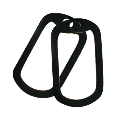 Goma para Dog Tag Identificacion Pack 2U - BARBARIC