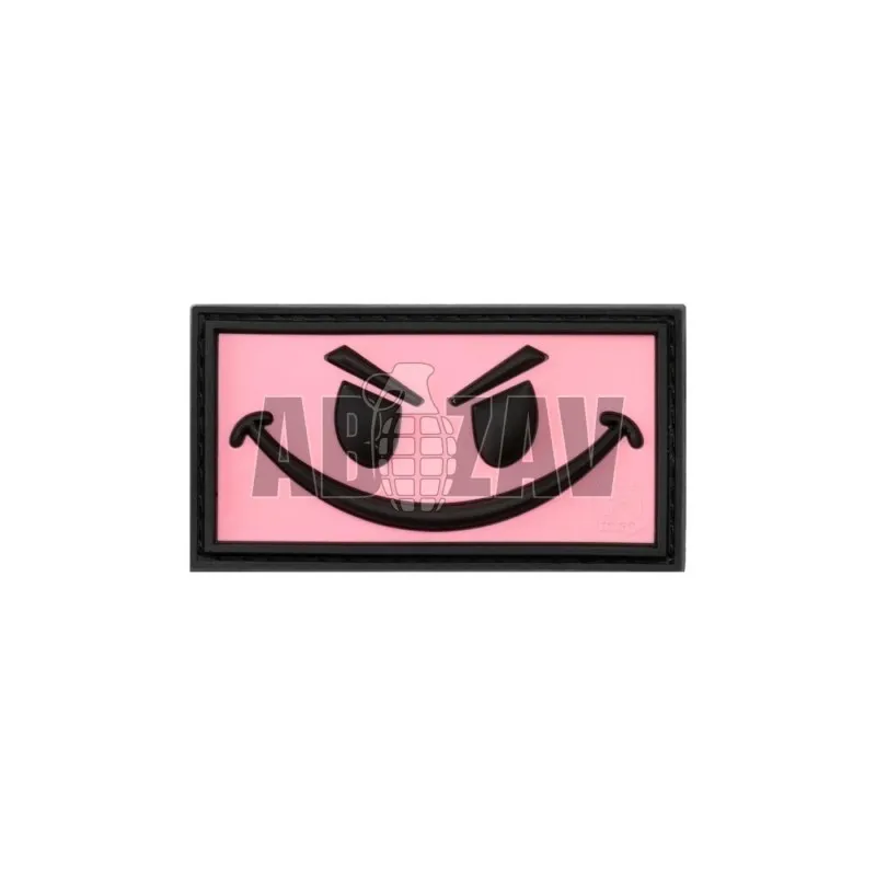 JTG Evil Smile Rubber Patch · Rosa
