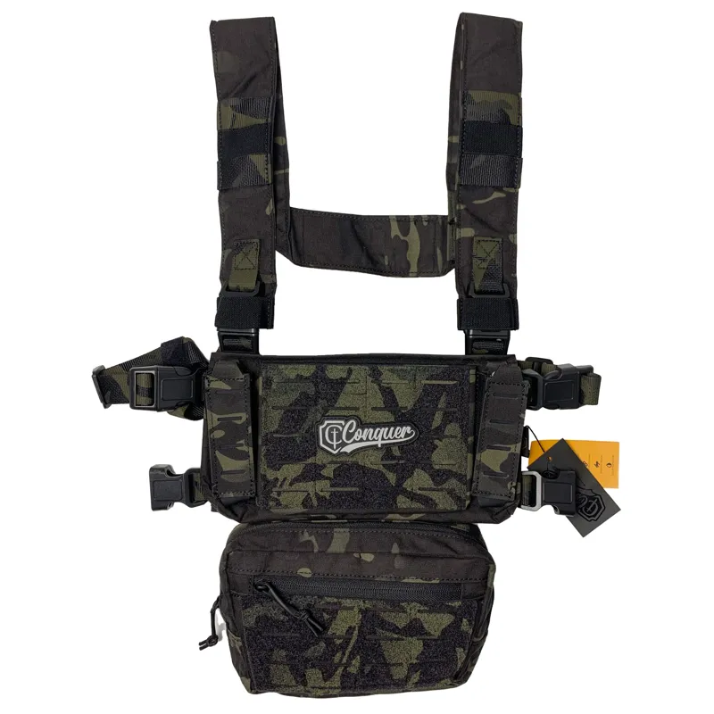 Conquer Chest Rig Core · Multicam Black