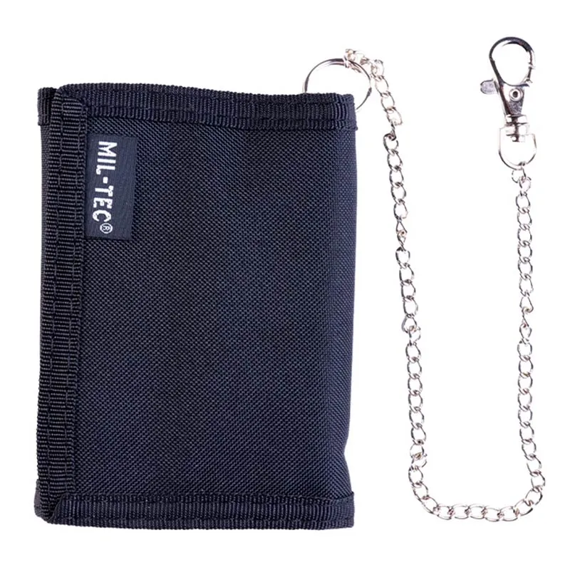 MilTec Cartera con Cadena · Negro