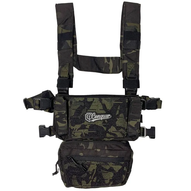 Conquer Chest Rig Core Chest Rig Estilo · Multicam Black