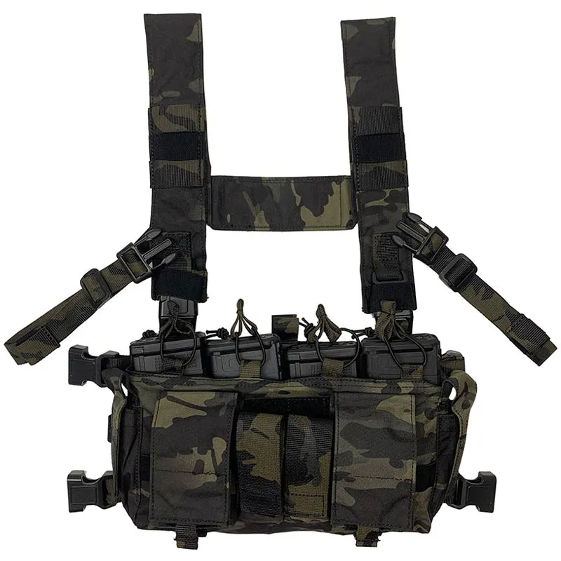 Conquer Chest Rig Multi Chest Rig Estilo · Multicam Black
