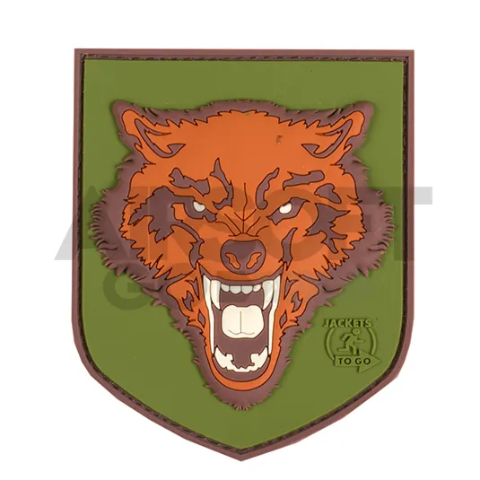 Patch / Embleem – Wolf Shield (Multicolor)