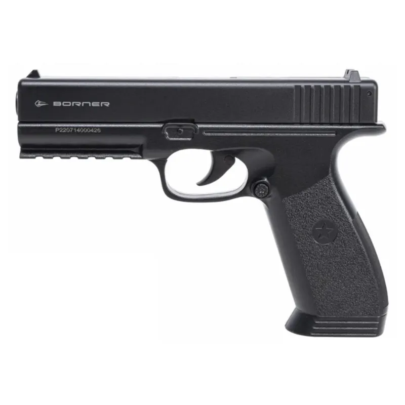 Püstol Borner 17 (Glock 17) · Negro