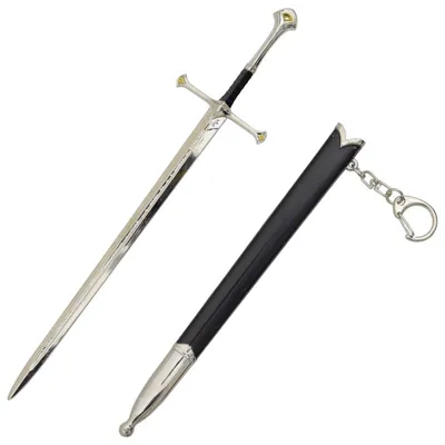 Llavero Espada Estilo el Señor de los Anillos con Vaina ZSKEY5 - OEM