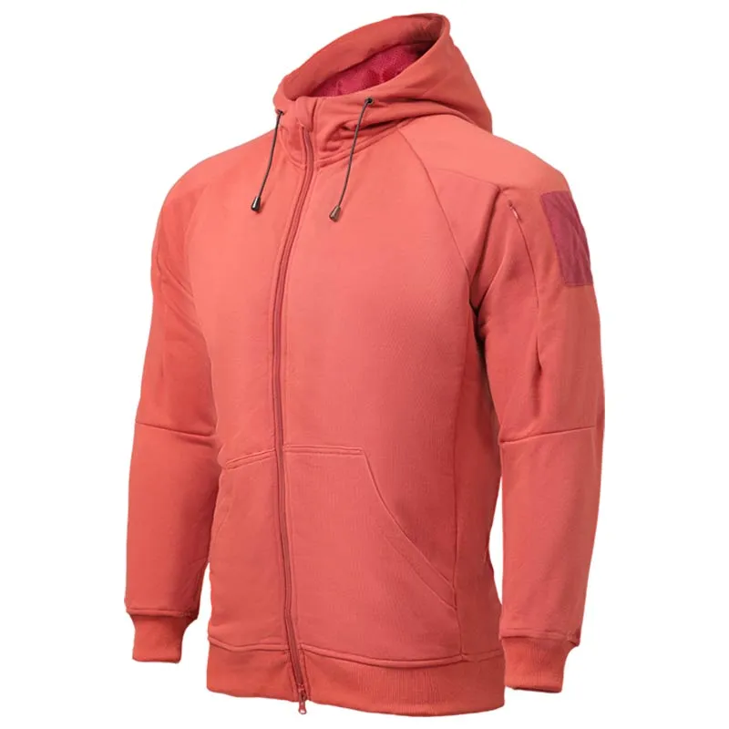 Conquer Fullzip Tactical Hoodie · Rojo