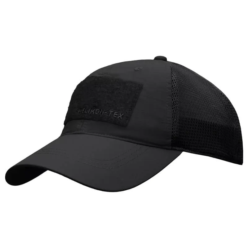 Helikon-Tex Beisbol Velcro Technical Trucker Cap · Negro