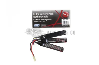 Batterie LIPO 11.1 V 1300 mAh 25C - ASG