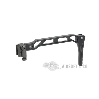 Curved Folding Skeleton Stock - 5KU Airsoft
