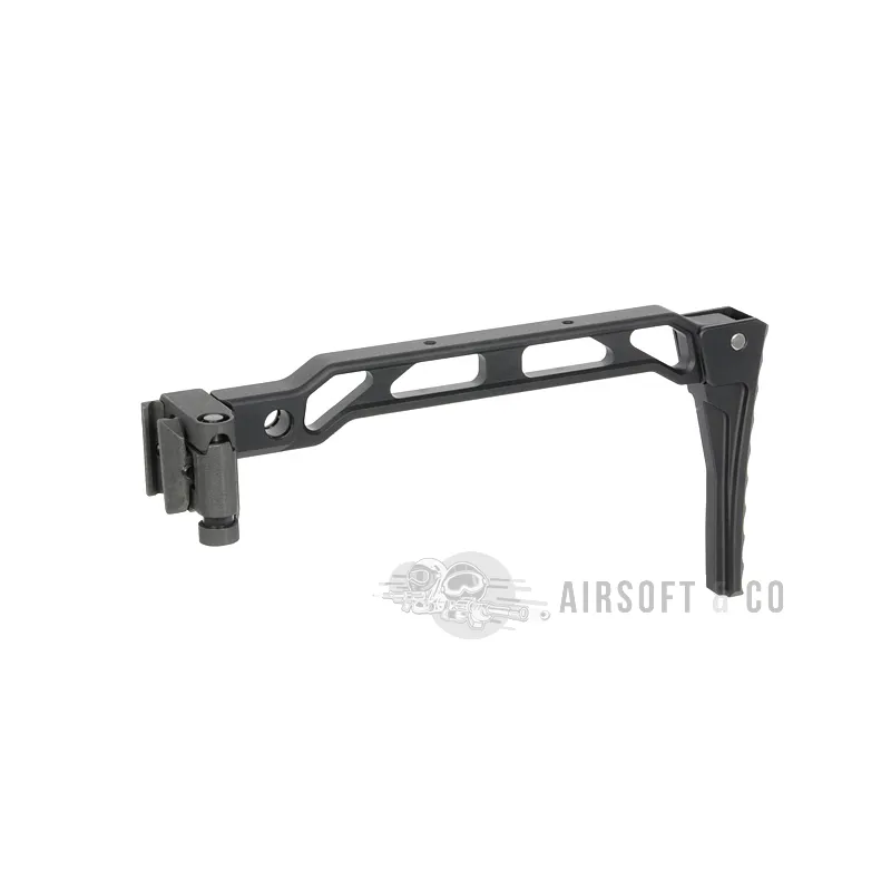 5KU Airsoft Curved Folding Skeleton Stock