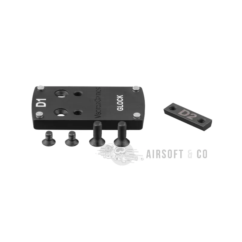 Vector Optics Platine TEK pour Glock 17 / 19 · Negro