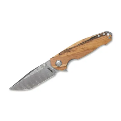 Katla Damascus Flammed Poplar - Viper