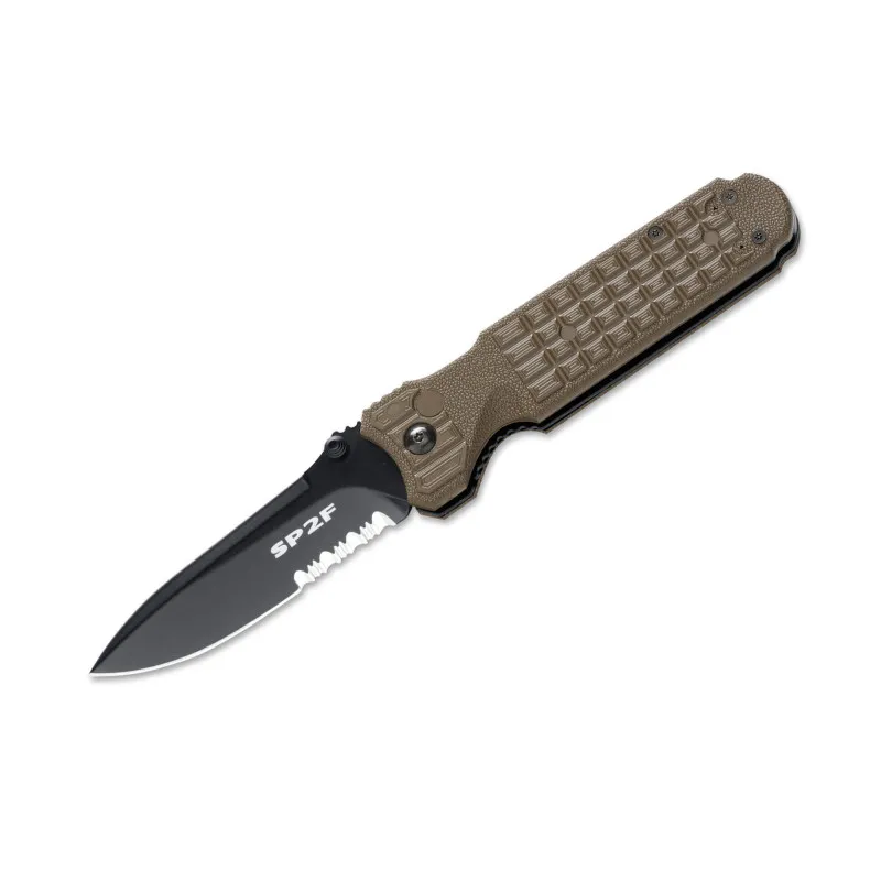 FKMD Predator II Serrated · Tan / FDE