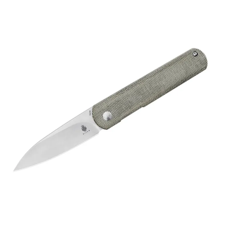 Kizer Feist XL Micarta · Verde / OD
