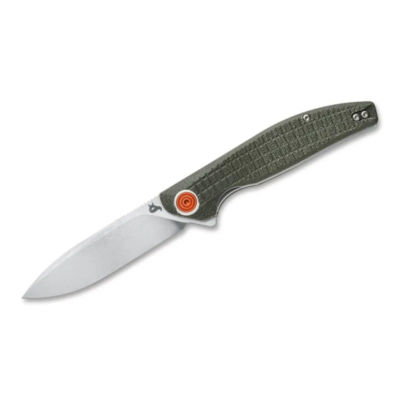 Black Fox Artia Micarta · Od green