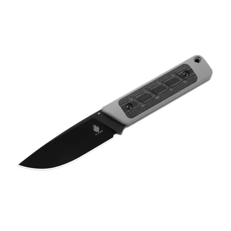 Kizer Smolt G10 Micarta · Grey black