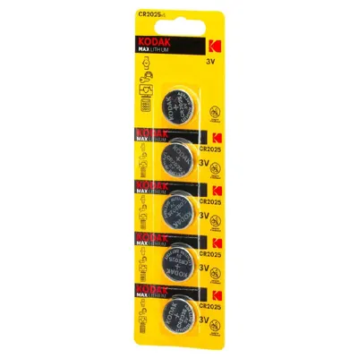 Pila Boton CR2025 Pack 5U - Kodak