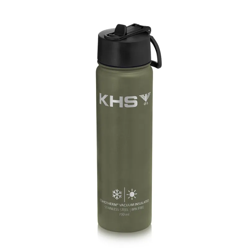 KHS Tactical Gear Trinkflasche - Kippverschluss Mit Trinkhalm