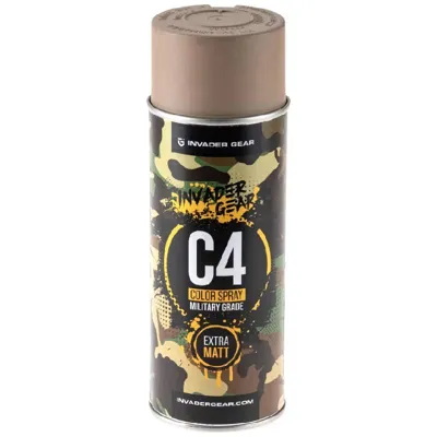 Pintura Spray C4 MIL Grade Color RAL1019 - INVADER GEAR