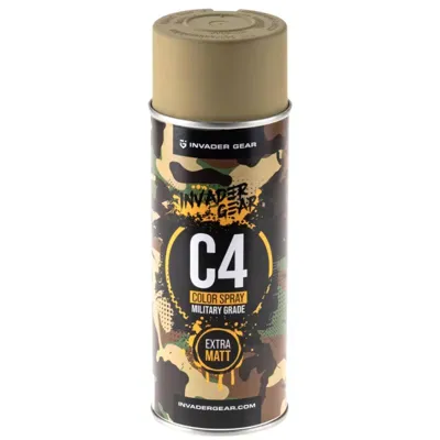 Pintura Spray C4 MIL Grade Color RAL1040 - Invader Gear