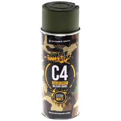 Pintura Spray C4 MIL Grade Color RAL6003 - INVADER GEAR