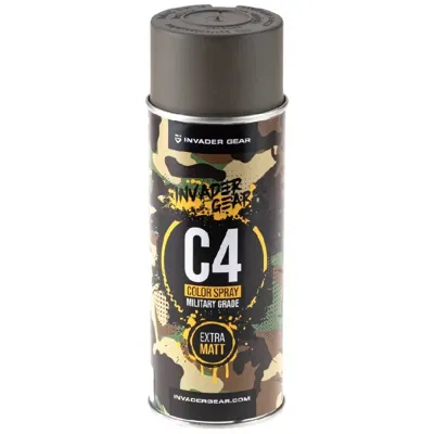 Pintura Spray C4 MIL Grade Color RAL7050 - INVADER GEAR