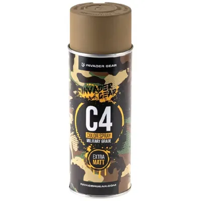 Pintura Spray C4 MIL Grade Color RAL8000 - INVADER GEAR